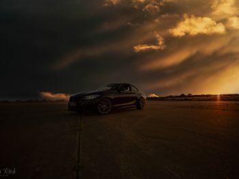 BMW 240i Coupe, sunset Wallpaper 1024x768