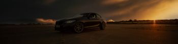 BMW 240i Coupe, sunset Wallpaper 1590x400