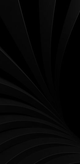 3D modeling, black Wallpaper 1080x2220