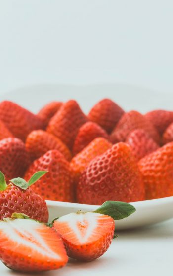 strawberry, berry, red Wallpaper 800x1280