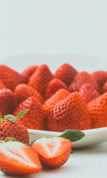 strawberry, berry, red Wallpaper 1200x2000