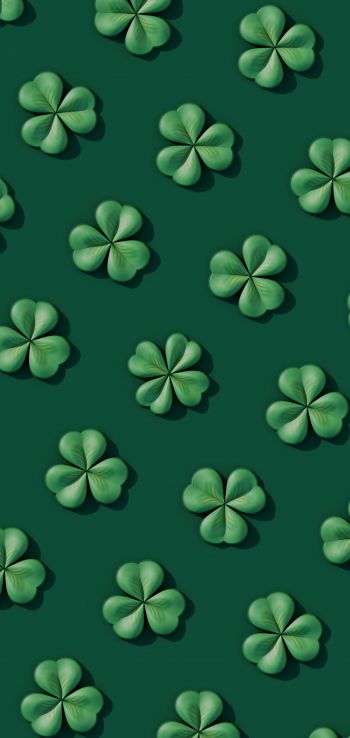 clover, green Wallpaper 1080x2280