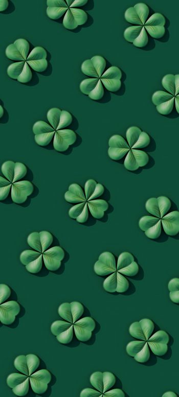 clover, green Wallpaper 1440x3200