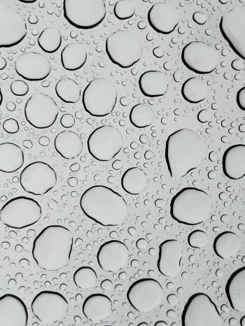 water droplets, glass Wallpaper 2048x2732