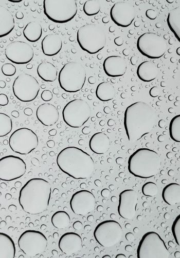 water droplets, glass Wallpaper 1640x2360