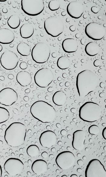 water droplets, glass Wallpaper 1200x2000