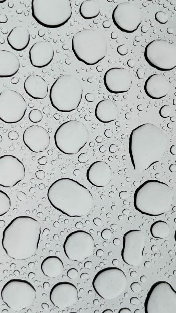 water droplets, glass Wallpaper 750x1334