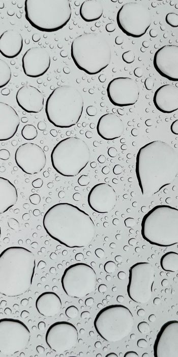 water droplets, glass Wallpaper 720x1440