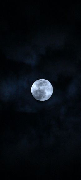 moon, night, sky Wallpaper 1440x3200