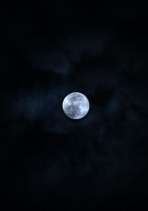 moon, night, sky Wallpaper 1668x2388