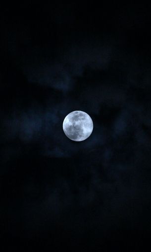 moon, night, sky Wallpaper 1200x2000