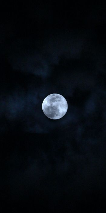 moon, night, sky Wallpaper 720x1440
