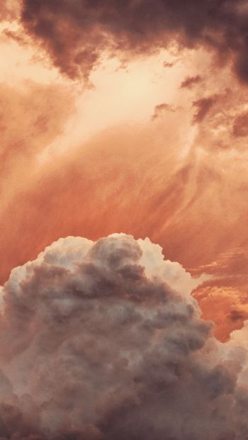 sky, clouds, above the clouds Wallpaper 640x1136