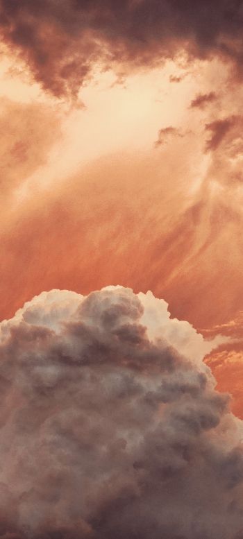 sky, clouds, above the clouds Wallpaper 1080x2400