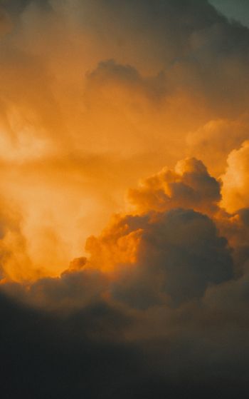 sunset sky, clouds Wallpaper 1752x2800