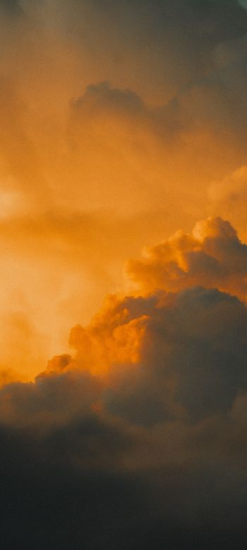 sunset sky, clouds Wallpaper 720x1600