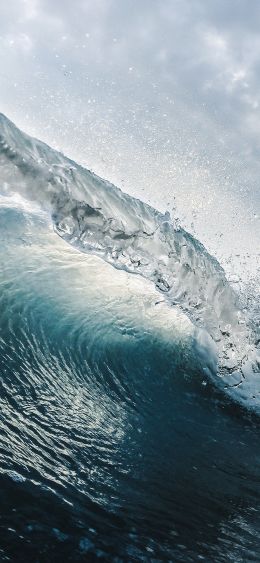 wave, sea, water Wallpaper 1080x2340
