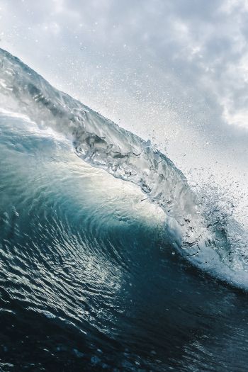 wave, sea, water Wallpaper 640x960
