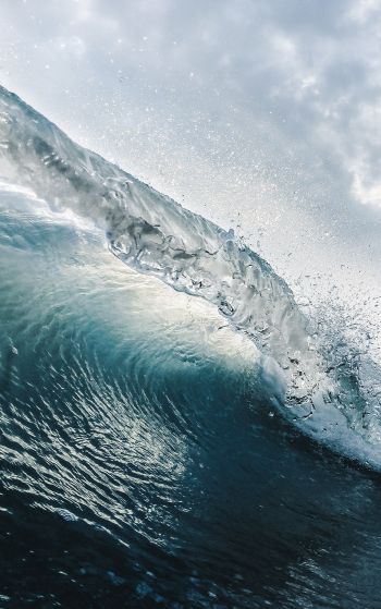 wave, sea, water Wallpaper 1752x2800