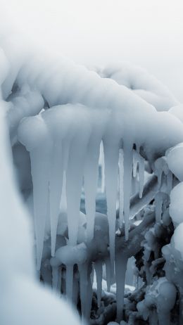 ice, winter, white Wallpaper 2160x3840