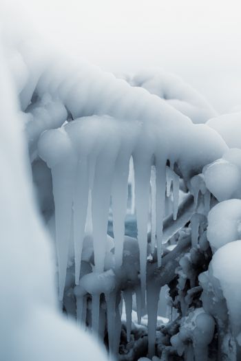 ice, winter, white Wallpaper 640x960