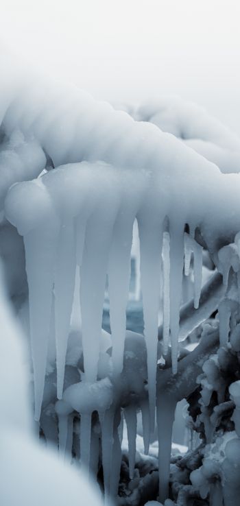 ice, winter, white Wallpaper 1080x2280