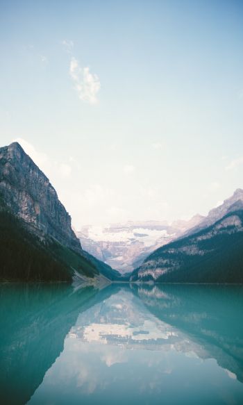 Обои 1200x2000 Озеро Луиз, Канада, отражение