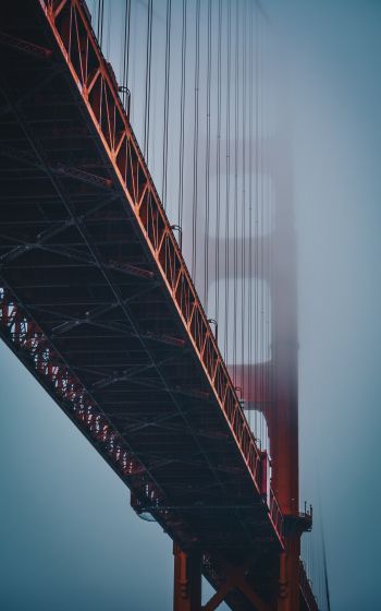 Обои 1200x1920 Мост Золотые ворота, Сан-Франциско
