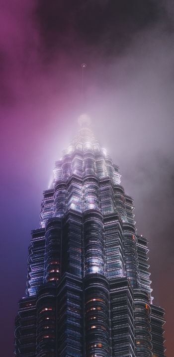 Petronas Twin Tower Wallpaper 1080x2220