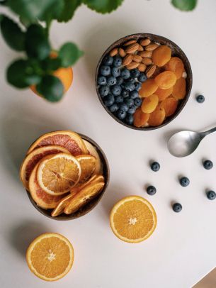 breakfast, berries, fruit Wallpaper 1668x2224