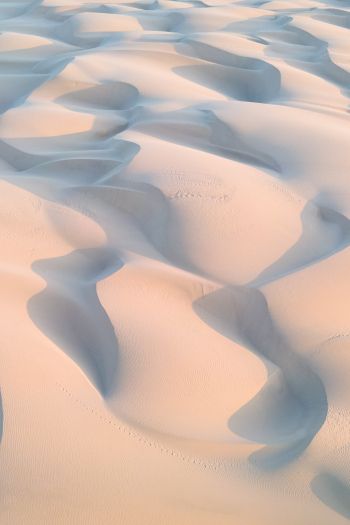 Обои 640x960 песок, песчаные дюны
