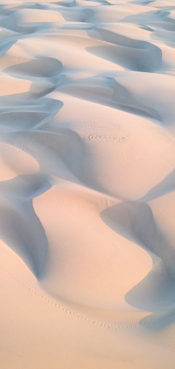 Обои 1080x2280 песок, песчаные дюны
