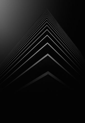 angle, layers, black Wallpaper 1640x2360