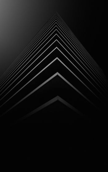 angle, layers, black Wallpaper 1200x1920