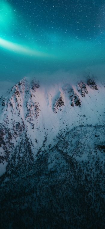 Lofoten Islands, Norway, mountains Wallpaper 1080x2340
