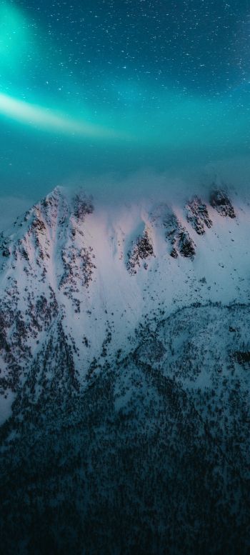 Lofoten Islands, Norway, mountains Wallpaper 1080x2400