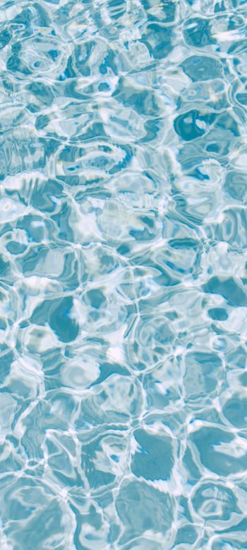 ripple, water, transparent Wallpaper 1440x3200