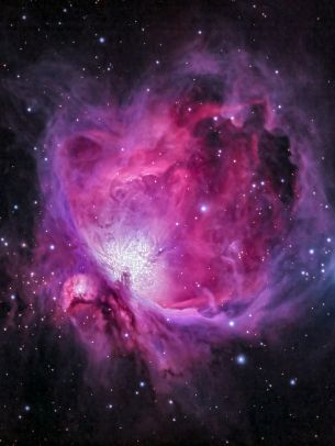 nebula, stars Wallpaper 1536x2048