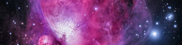 nebula, stars Wallpaper 1590x400