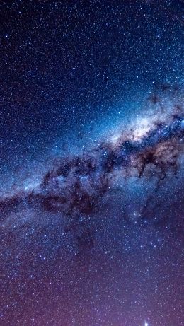 milky way, stars Wallpaper 640x1136