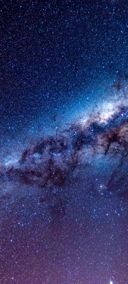 milky way, stars Wallpaper 1440x3200