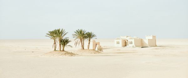 Обои 3440x1440 Фаюм, Египет, пустыня