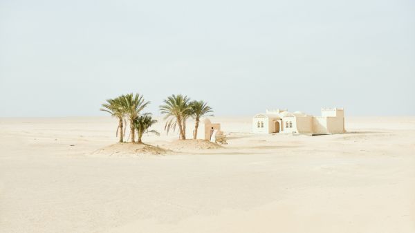 Обои 1366x768 Фаюм, Египет, пустыня