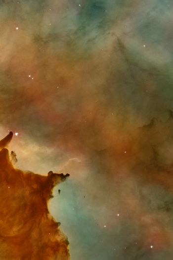 nebula, stars Wallpaper 640x960