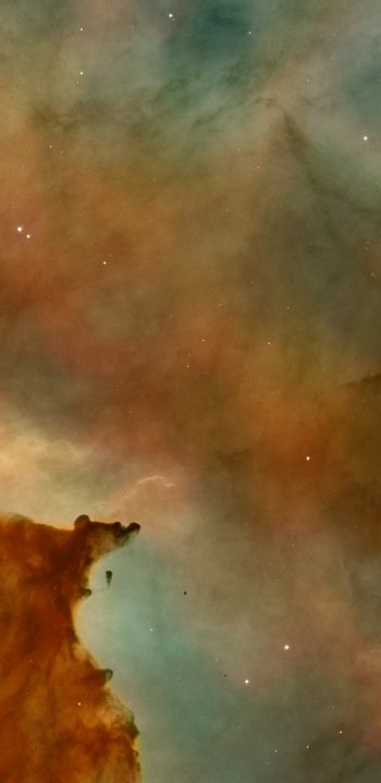 nebula, stars Wallpaper 1080x2220