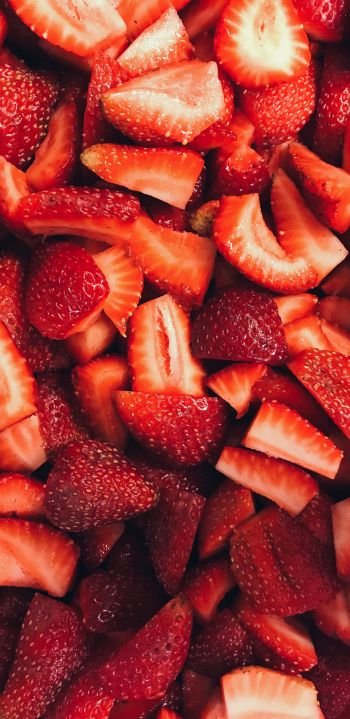 strawberry, berries Wallpaper 1440x2960