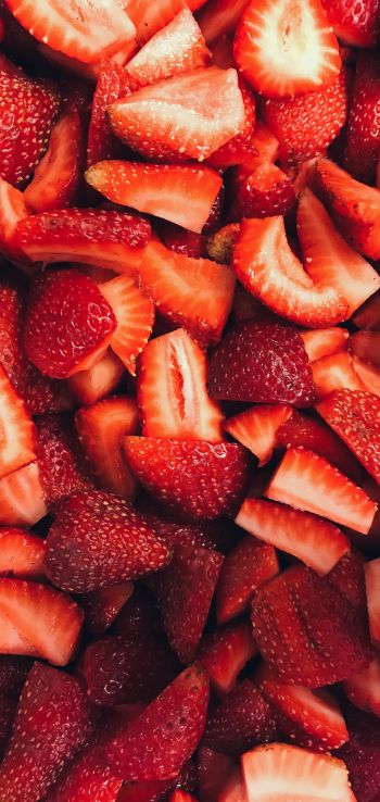 strawberry, berries Wallpaper 1440x3040