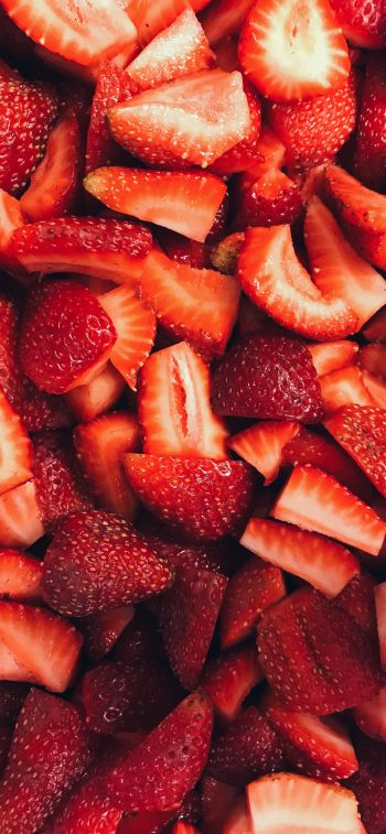 strawberry, berries Wallpaper 828x1792