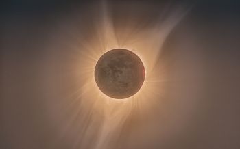 eclipse, moon, sun Wallpaper 2560x1600