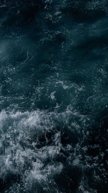 sea, waves, foam Wallpaper 640x1136